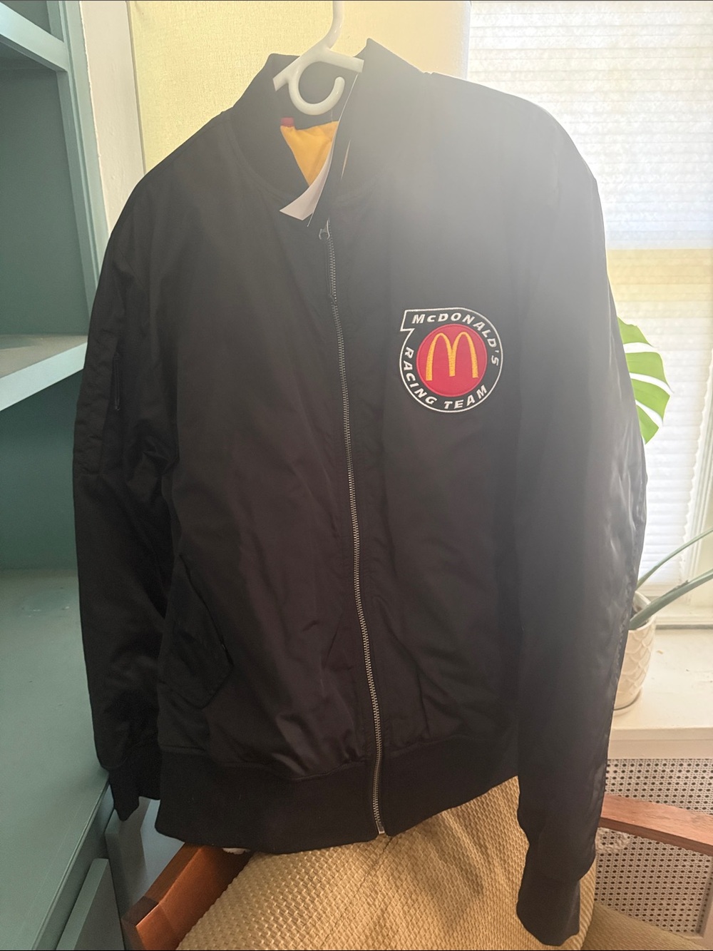 McDonald's Racing Team Black Bomber Jacket